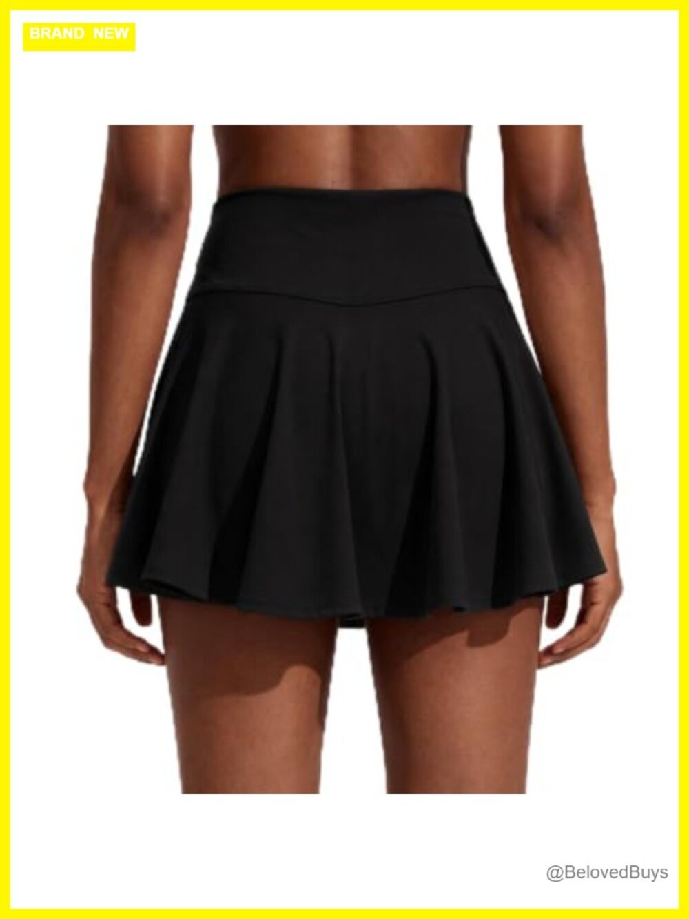 Women's Tennis Skort Athletic Golf Skirt Built-in Shorts Pockets High Rise